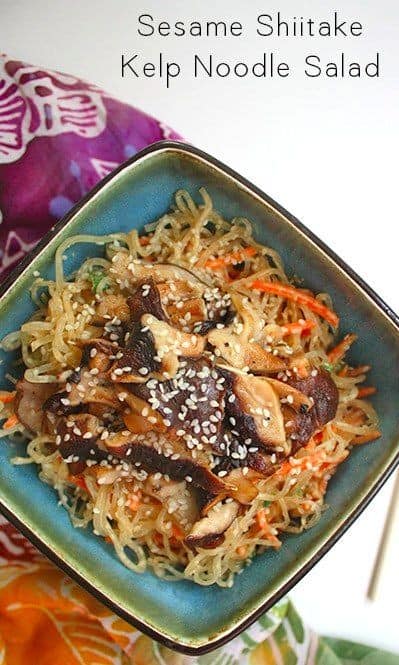 Sesame Shiitake Kelp Noodles