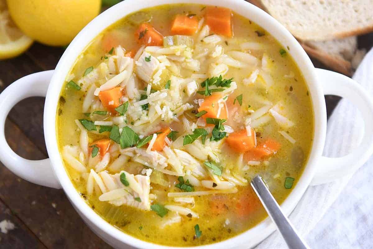 Chicken, Vegetable and Orzo Soup