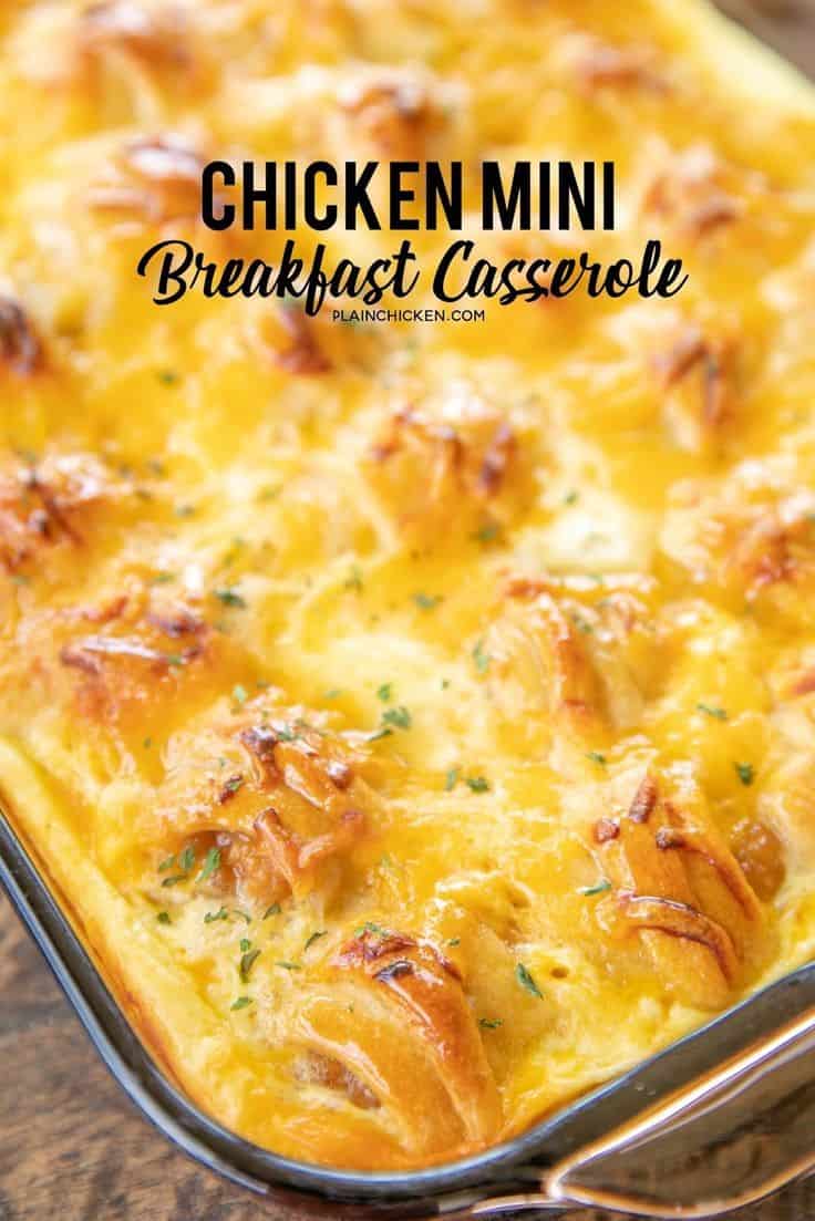 Chicken Mini Breakfast Casserole