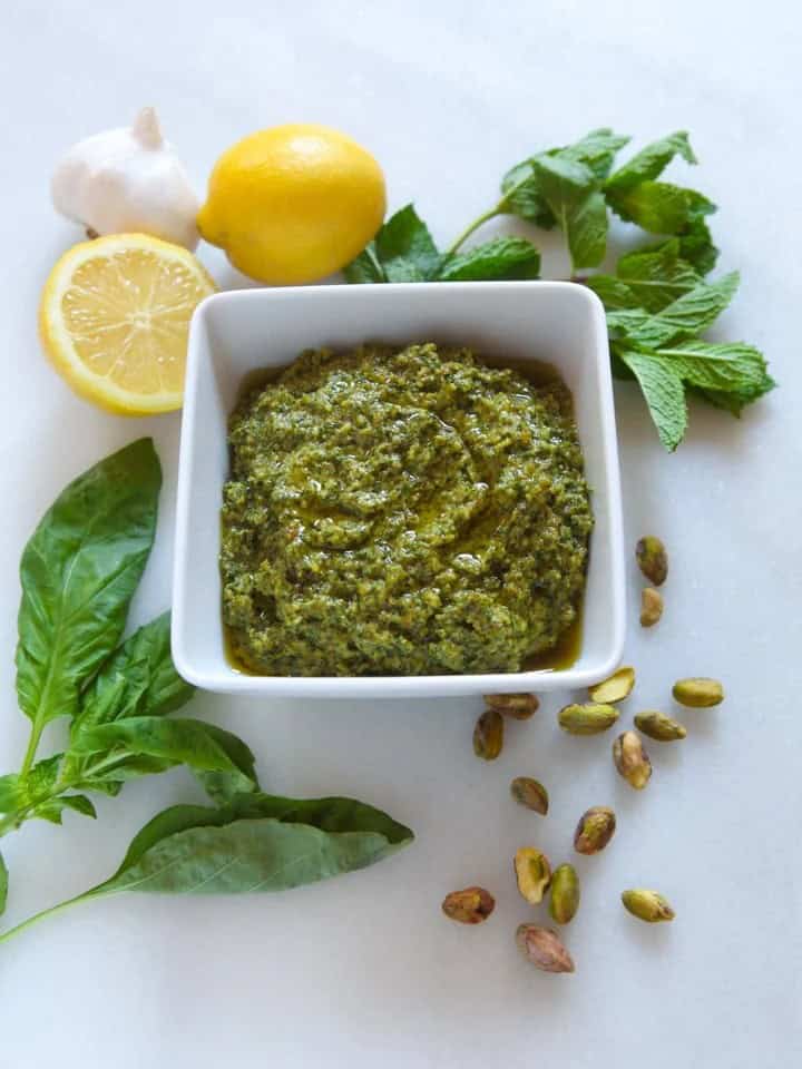 Pistachio Mint Pesto