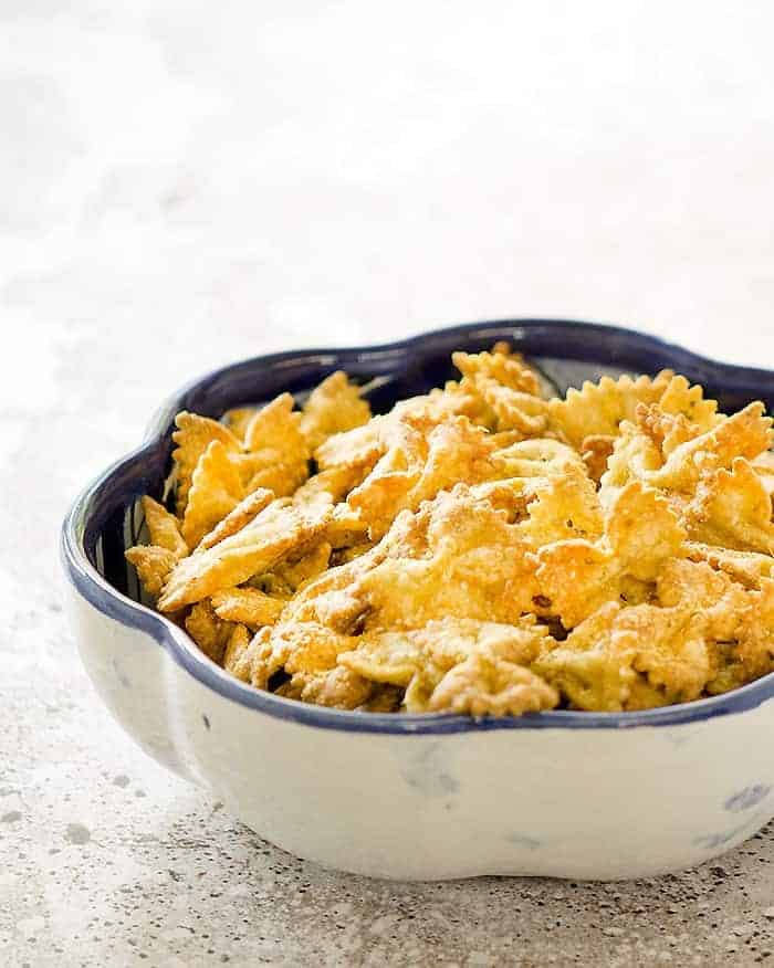 Vegan Air Fryer Pasta Chips