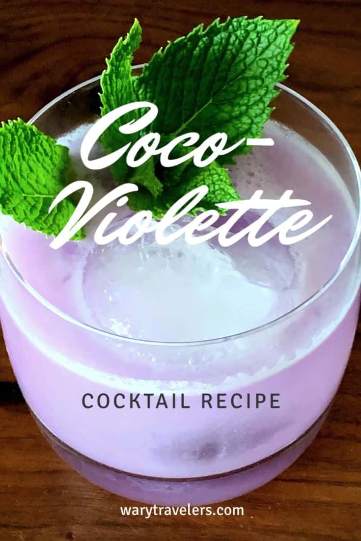 Coco-Violette Cocktail