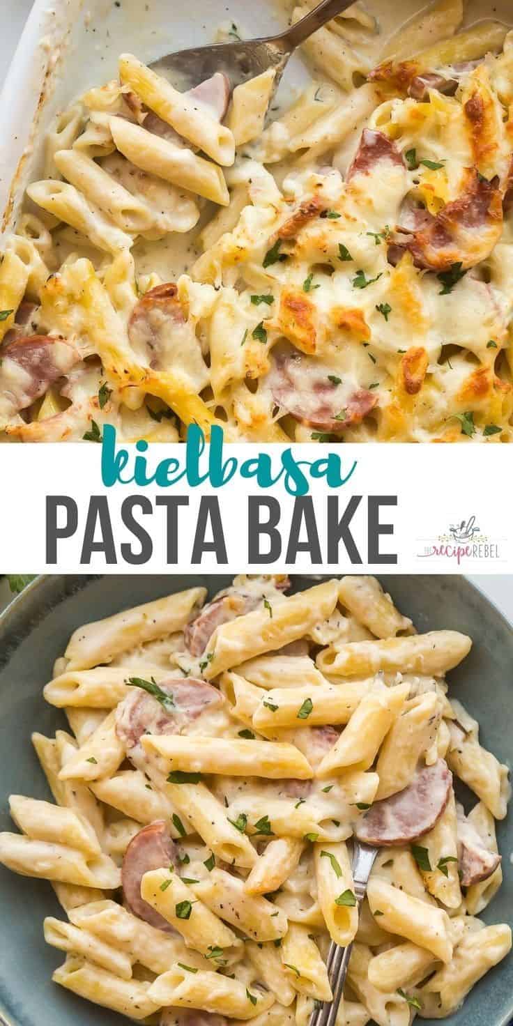 Kielbasa Pasta Bake