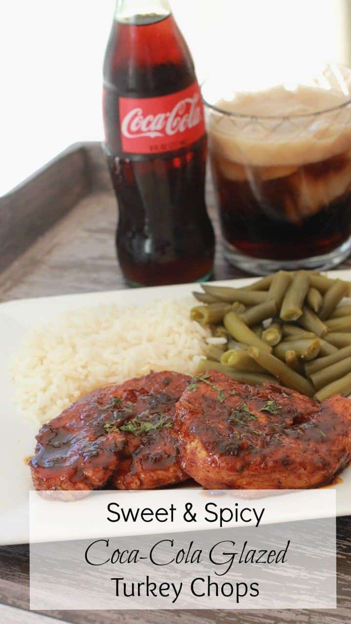 Sweet & Spicy Coca-Cola Glazed Turkey Chops