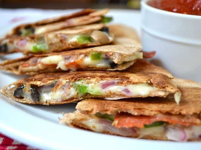 Chicken Fajita Quesadillas