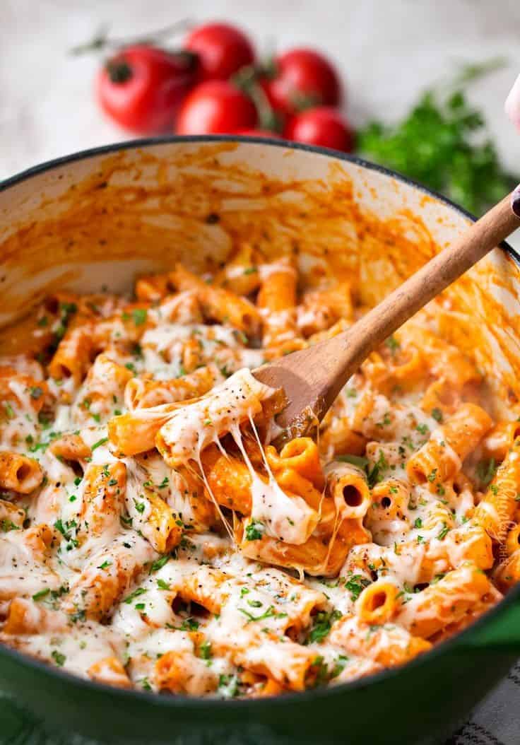 Chicken & Broccoli Alfredo Stuffed Shells