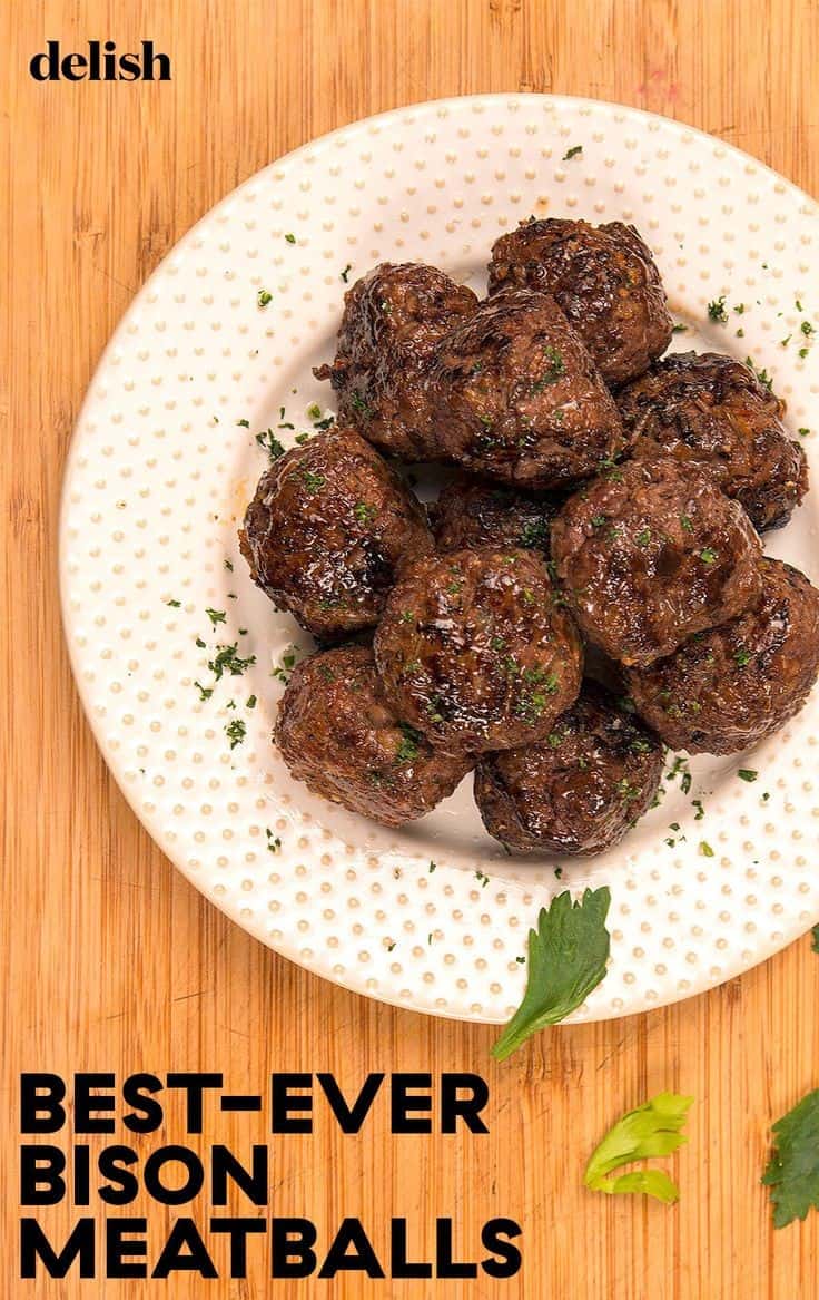 Best-Ever Bison Meatballs