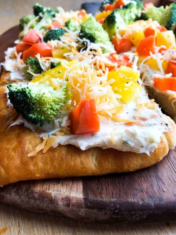 Veggie Ranch Pizza