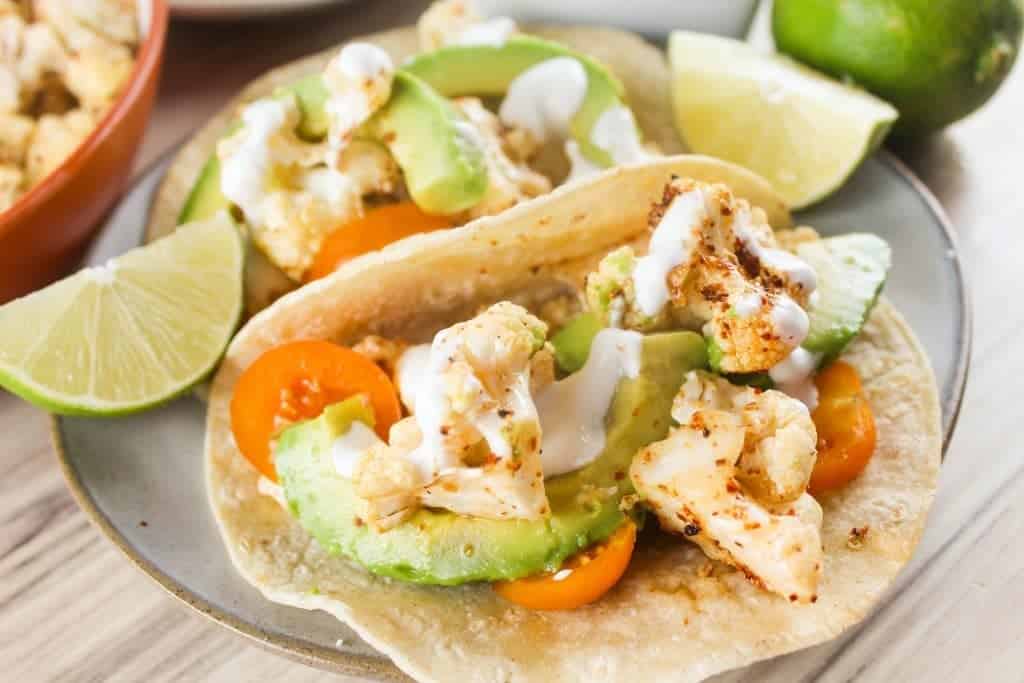 Air Fryer Cauliflower Tacos