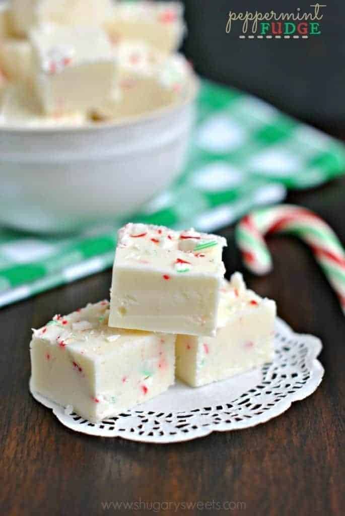 Candy Cane Fudge