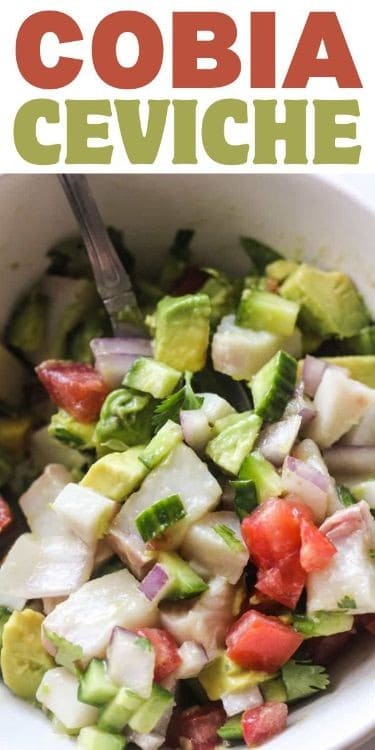 Easy Cobia Ceviche