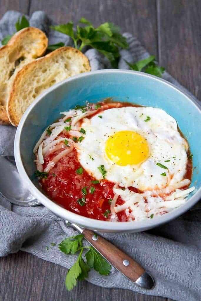 Italian Eggs in Purgatory