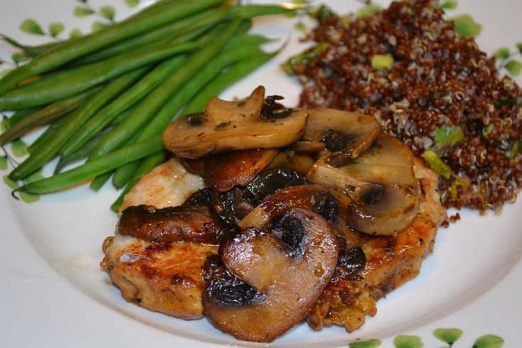 Turkey Chops With Mushrooms