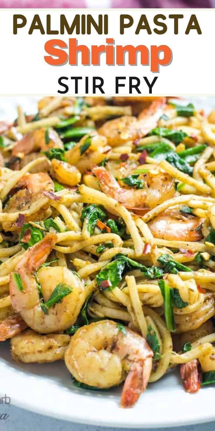 Palmini Pasta Shrimp Stir Fry