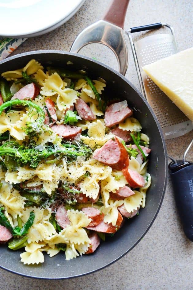 Broccoli Pasta With Kielbasa