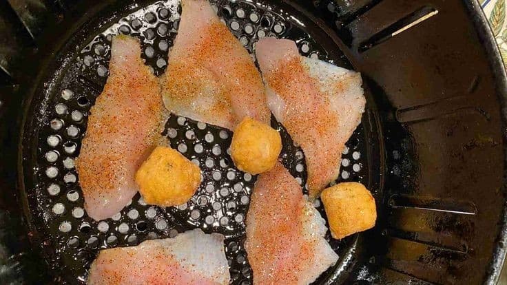 Air Fried Bluegill Fillets