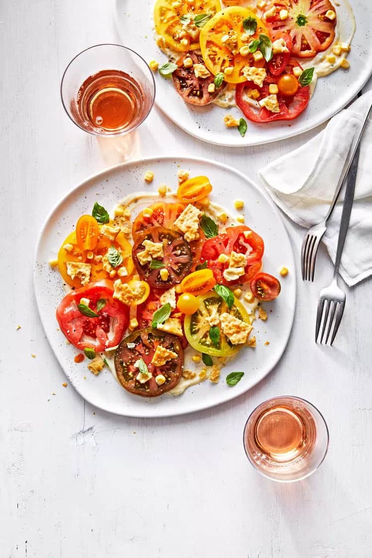 Heirloom Tomato-Cracker Salad