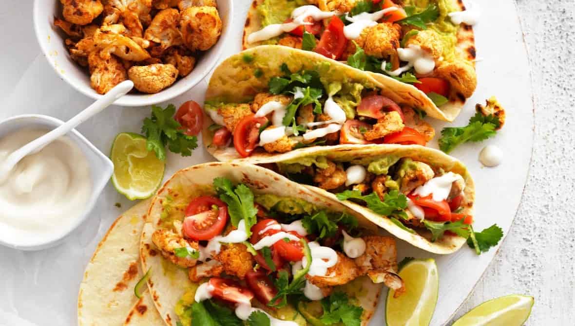 Mexican Spiced Cauliflower Tacos