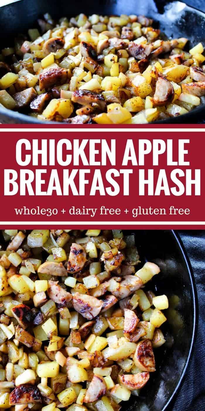 Egg-Free Chicken Apple Hash