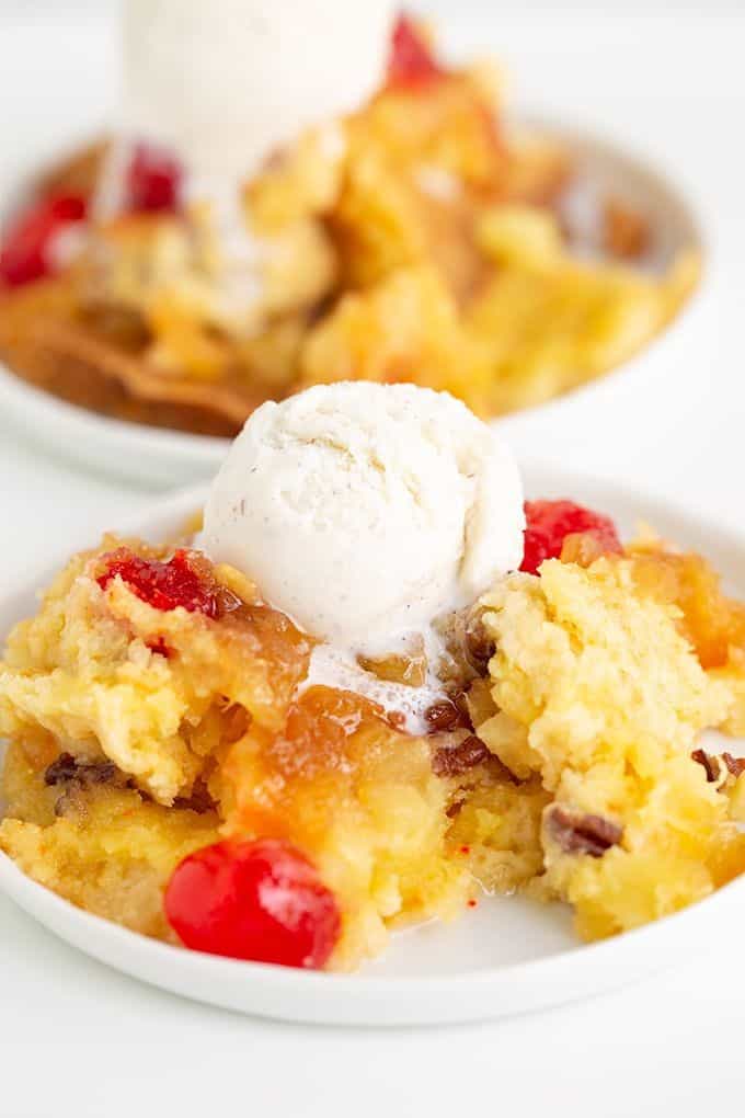 Peach Cobbler Dump Cake