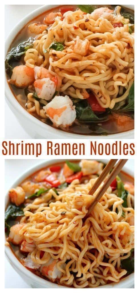 20-Minute Sriracha Shrimp Ramen