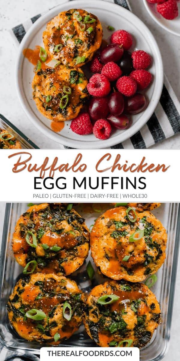 Buffalo Chicken Egg Muffins