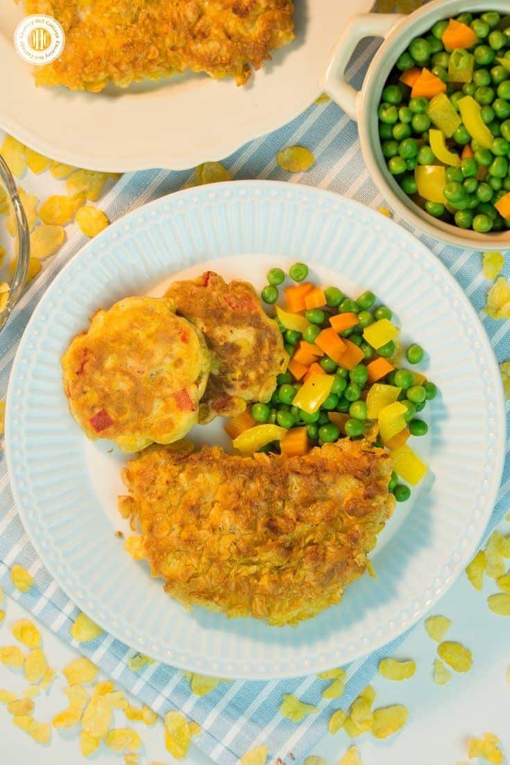 Cornflakes-Coated Turkey Chops