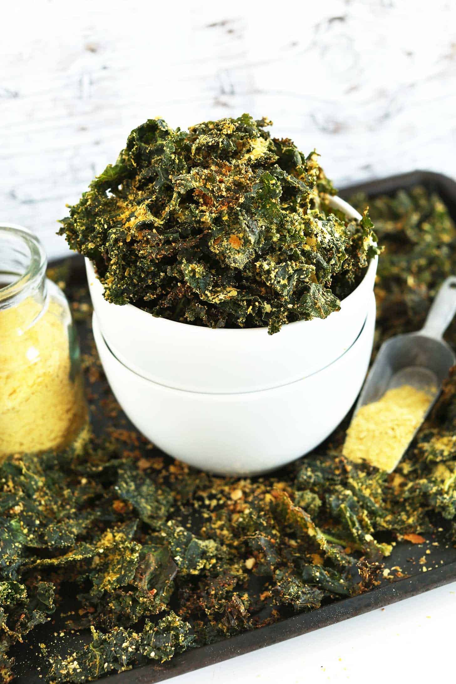 Cheesy Kale Chips