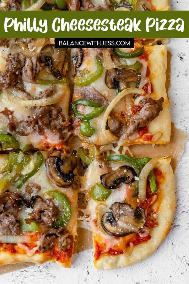 Philly Cheesesteak Pizza