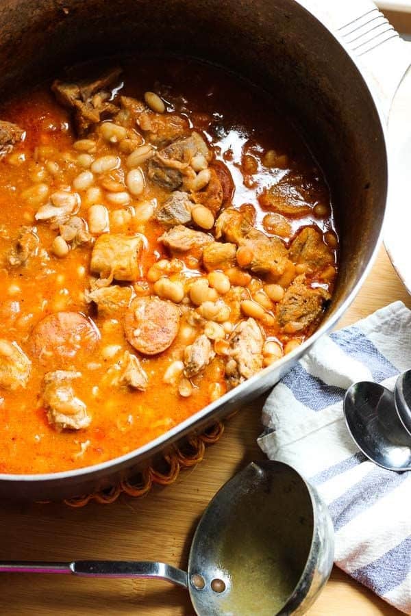 Filipino Style Pork And Linguiça White Bean Soup