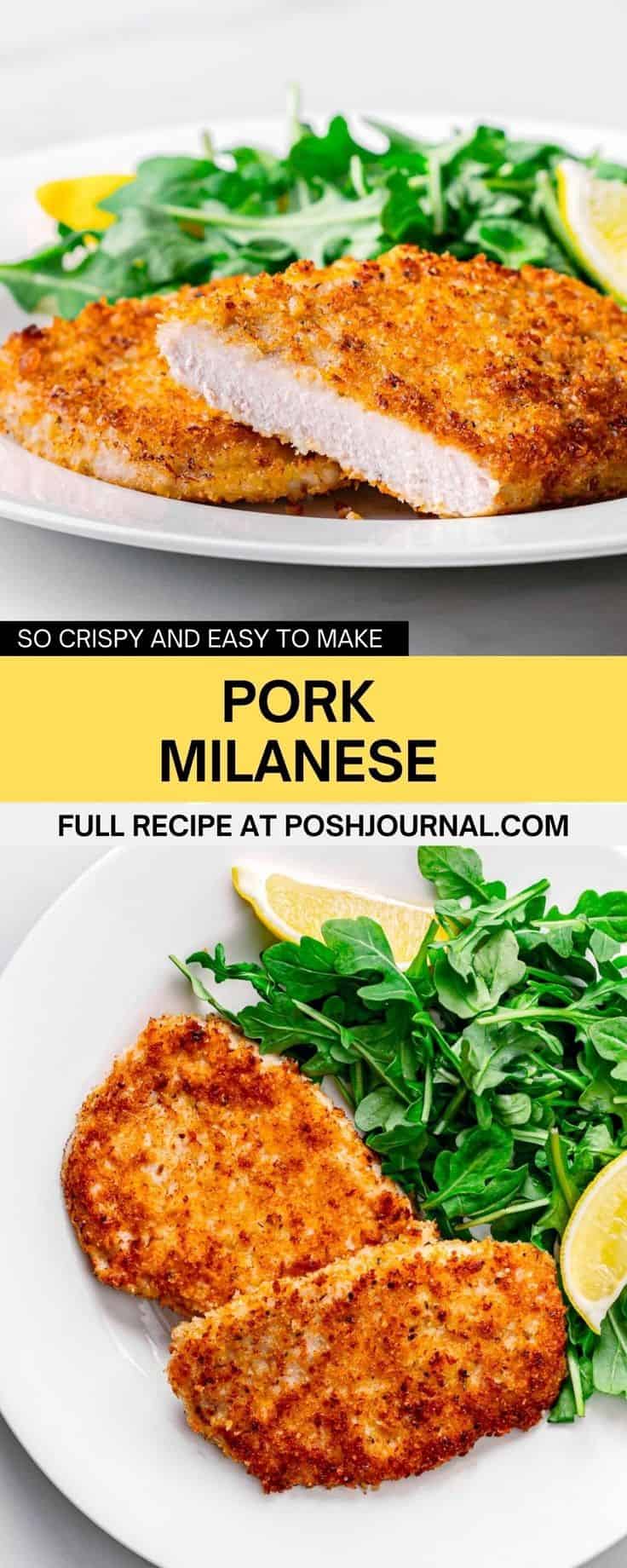 Pork Milanese (Crispy Italian Pork Cutlets)