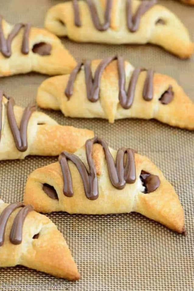 Nutella Cream Cheese Crescent Rolls