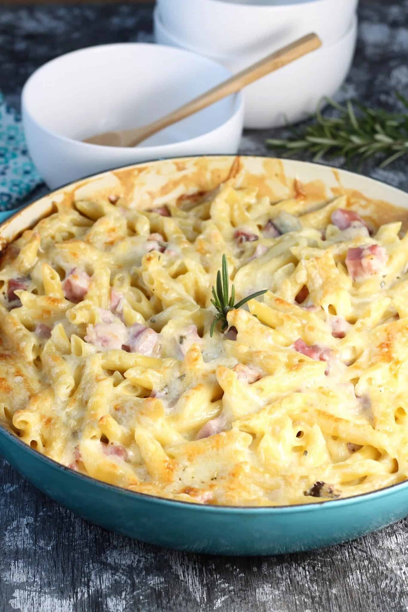 Baked Ham and Penne Pasta