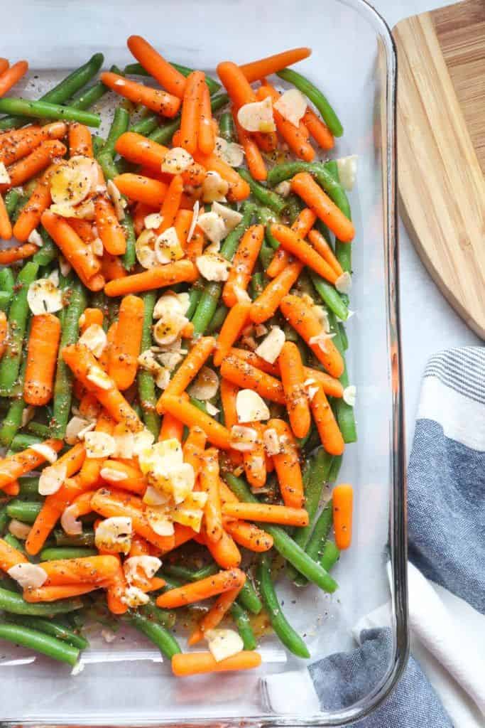 Roasted Green Beans And Carrots