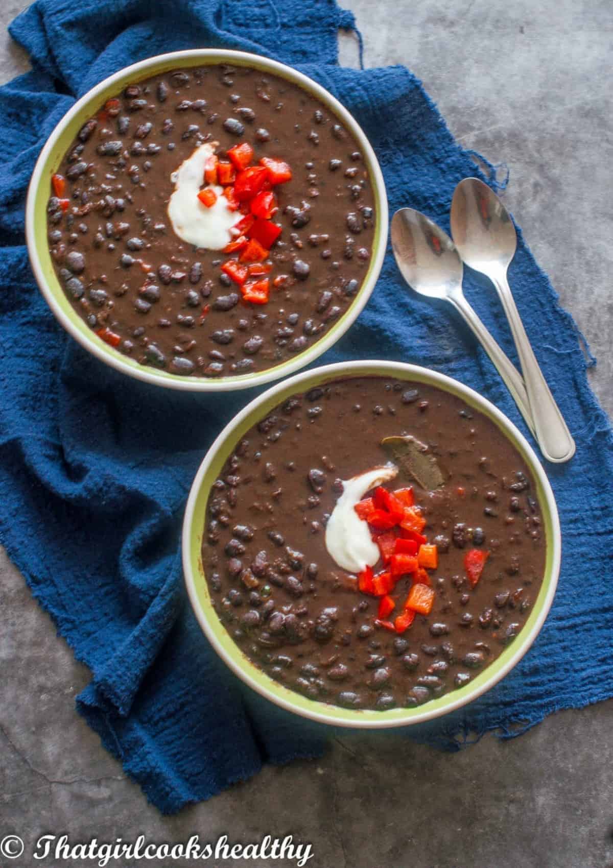 Instant Pot Cuban Black Bean Soup