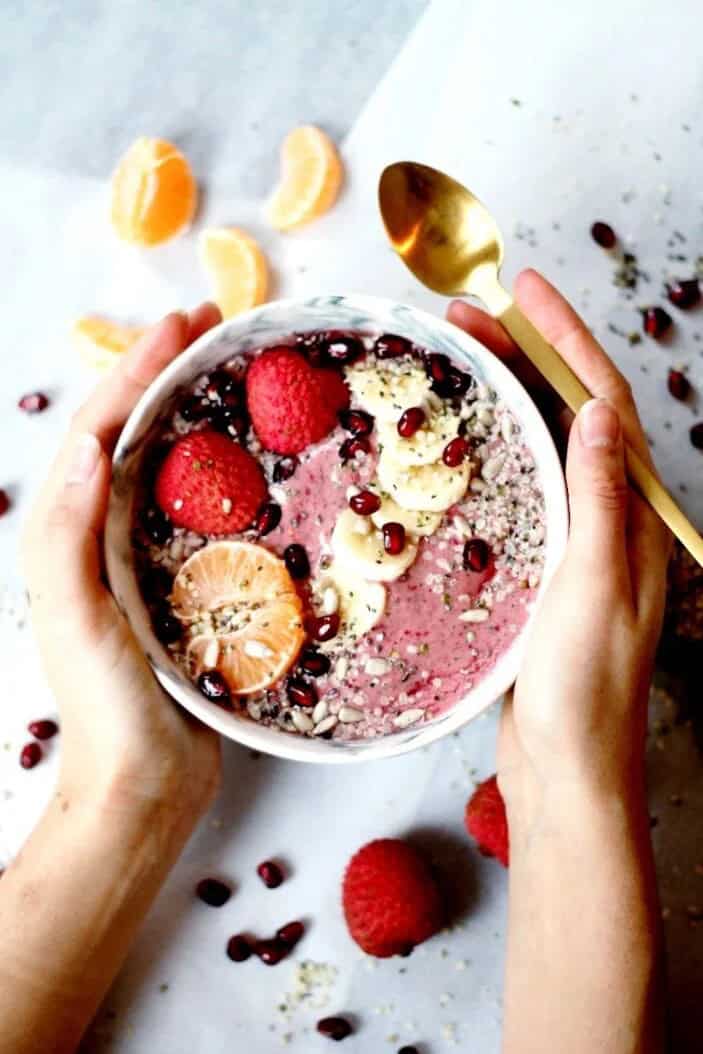 Pink Berry Smoothie Bowl