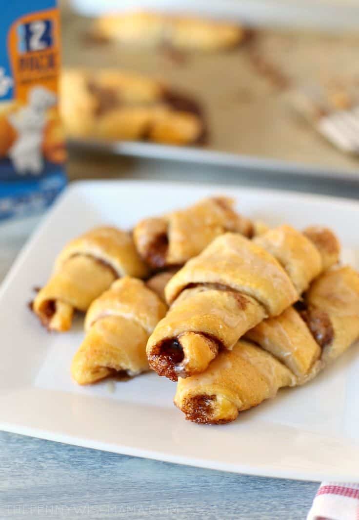 Peach Crescent Dumplings