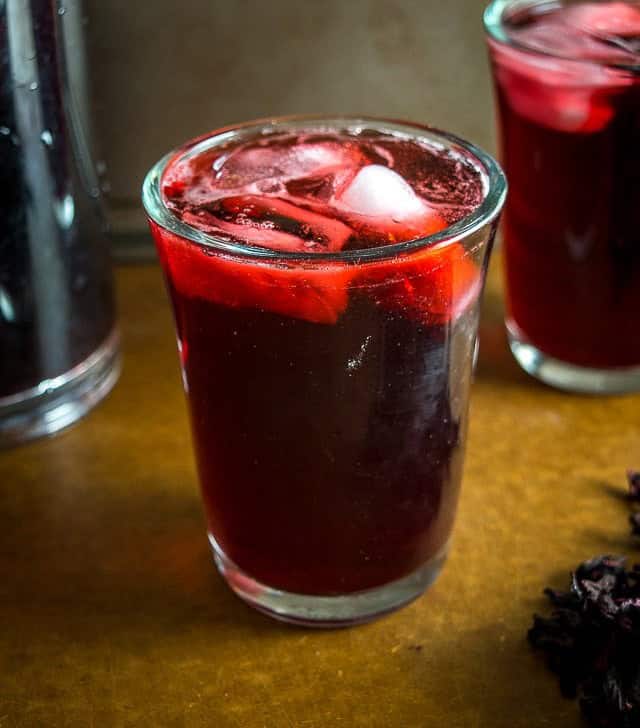 Agua de Jamaica – Hibiscus Iced Tea