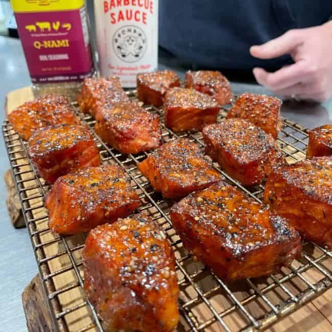 Sweet And Savory Salmon Bites