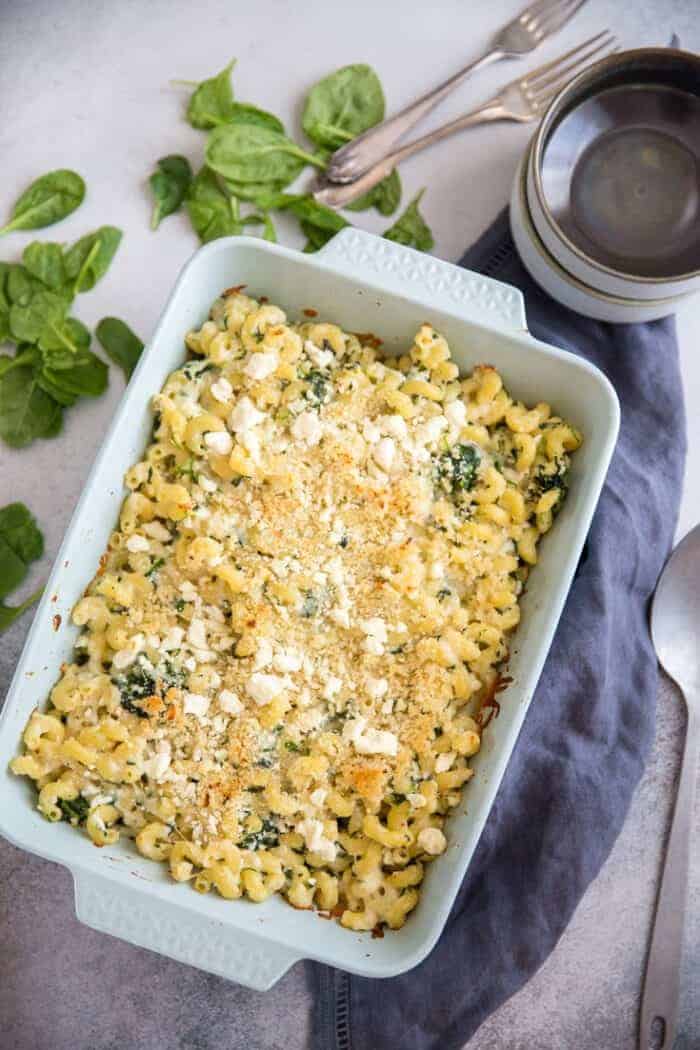 Spanakopita Mac and Cheese