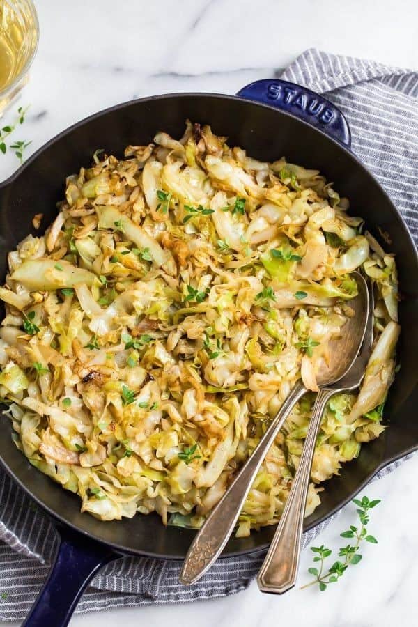 Haluski (Fried Cabbage & Noodles)