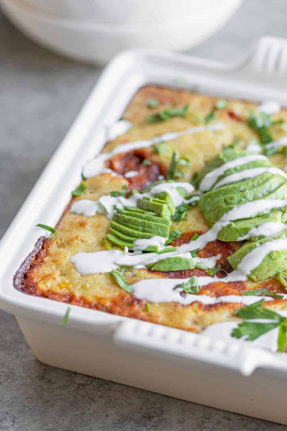 Black Bean Tamale Pie