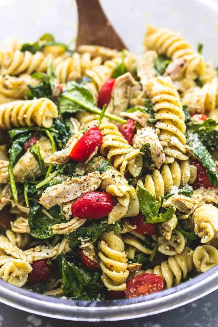 Pesto Tortellini Pasta Salad