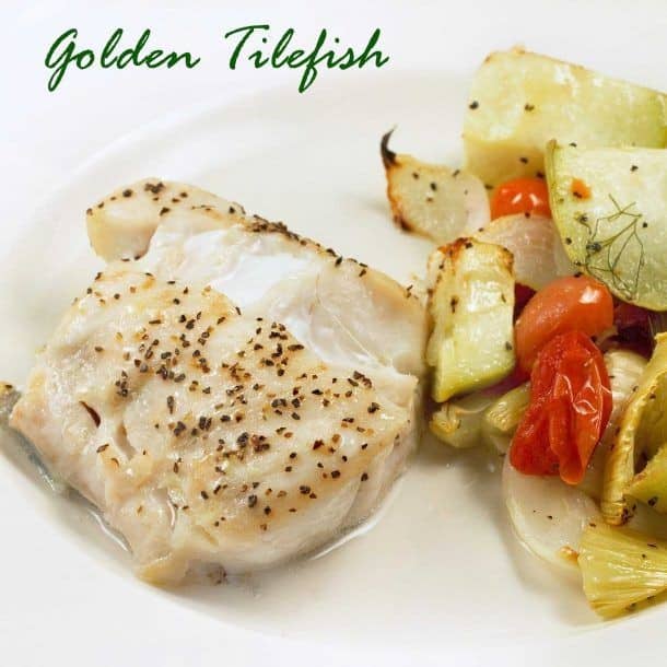 Oven-Roasted Golden Tilefish