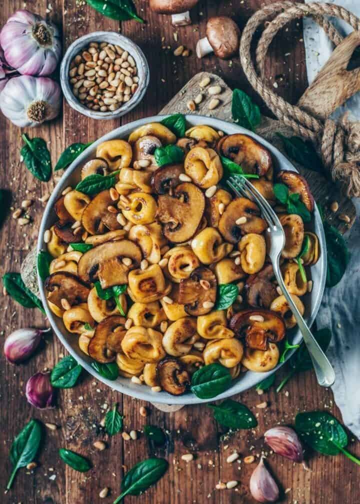 Vegan Tortellini With Almond Ricotta