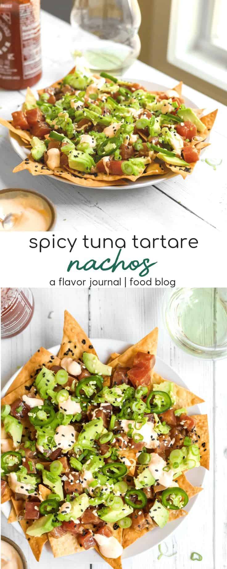 Spicy Tuna Tartare Nachos