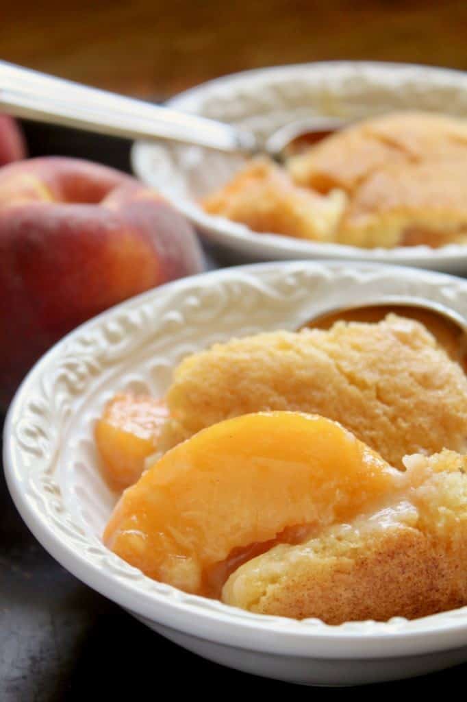 Peach cobbler