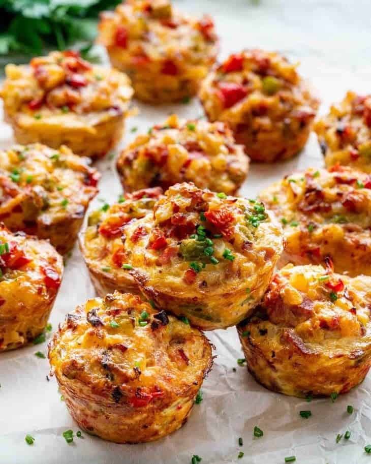 Ham and Cheese Breakfast Muffins