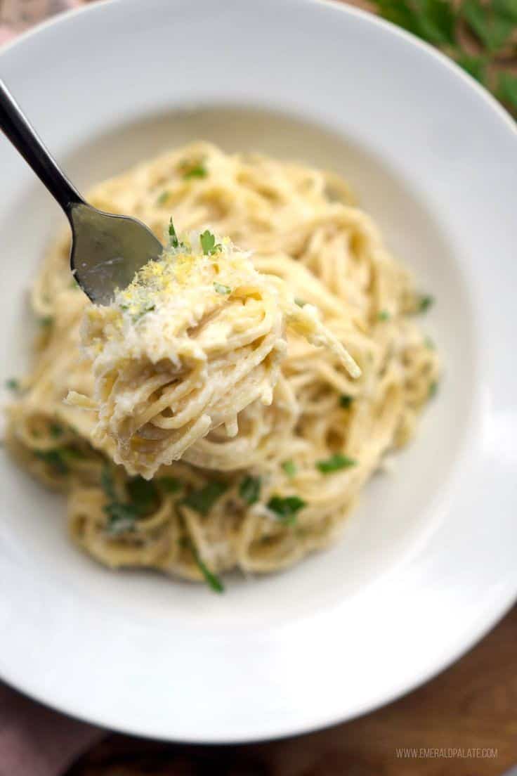 Sunchoke Alfredo Sauce