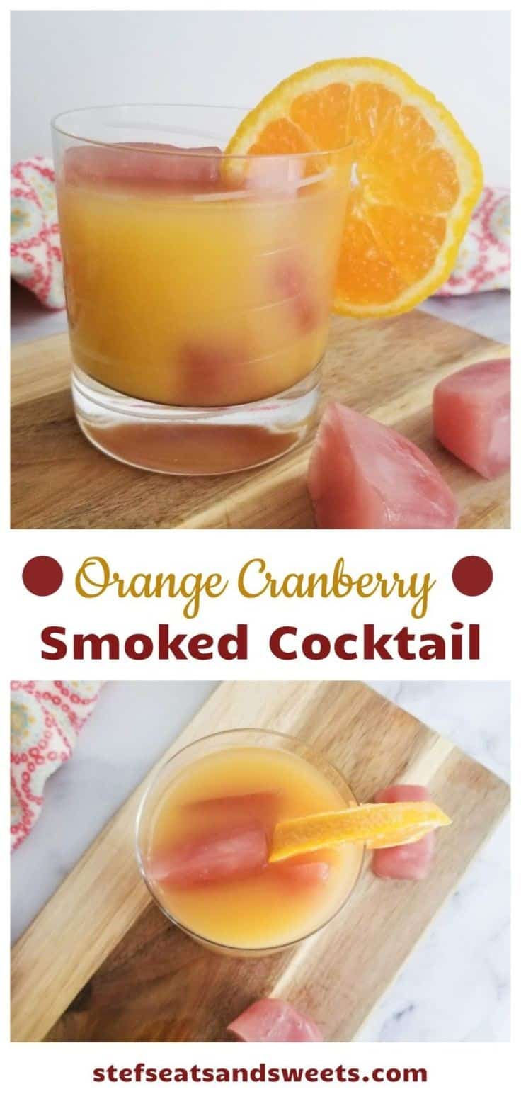 Orange Cranberry Smoked Cocktail